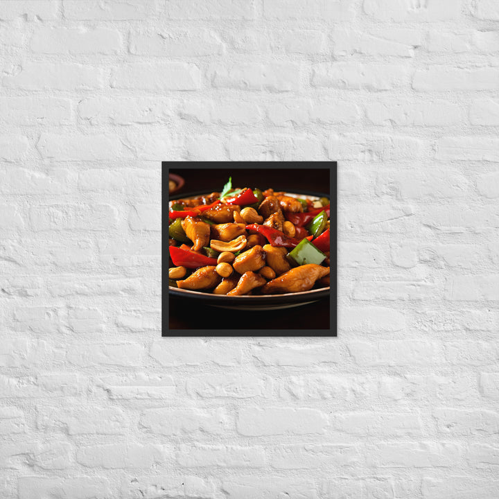 Kung Pao Chicken Framed poster 🤤 from Yumify.AI