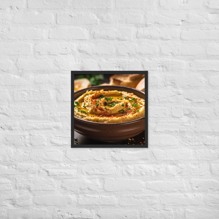 Hummus Framed poster 🤤 from Yumify.AI