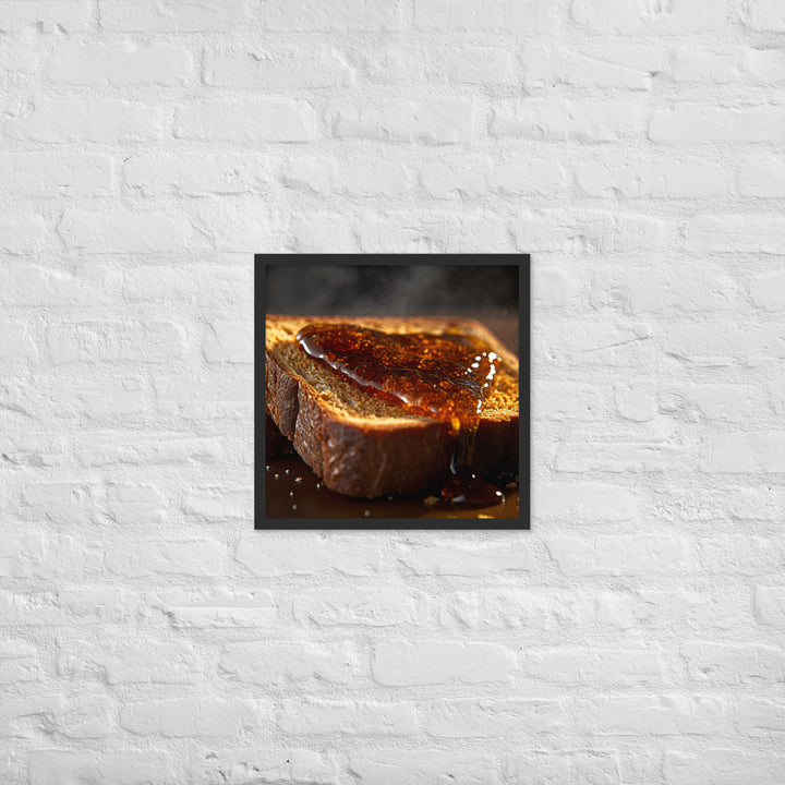 Vegemite on Toast Framed poster 🤤 from Yumify.AI