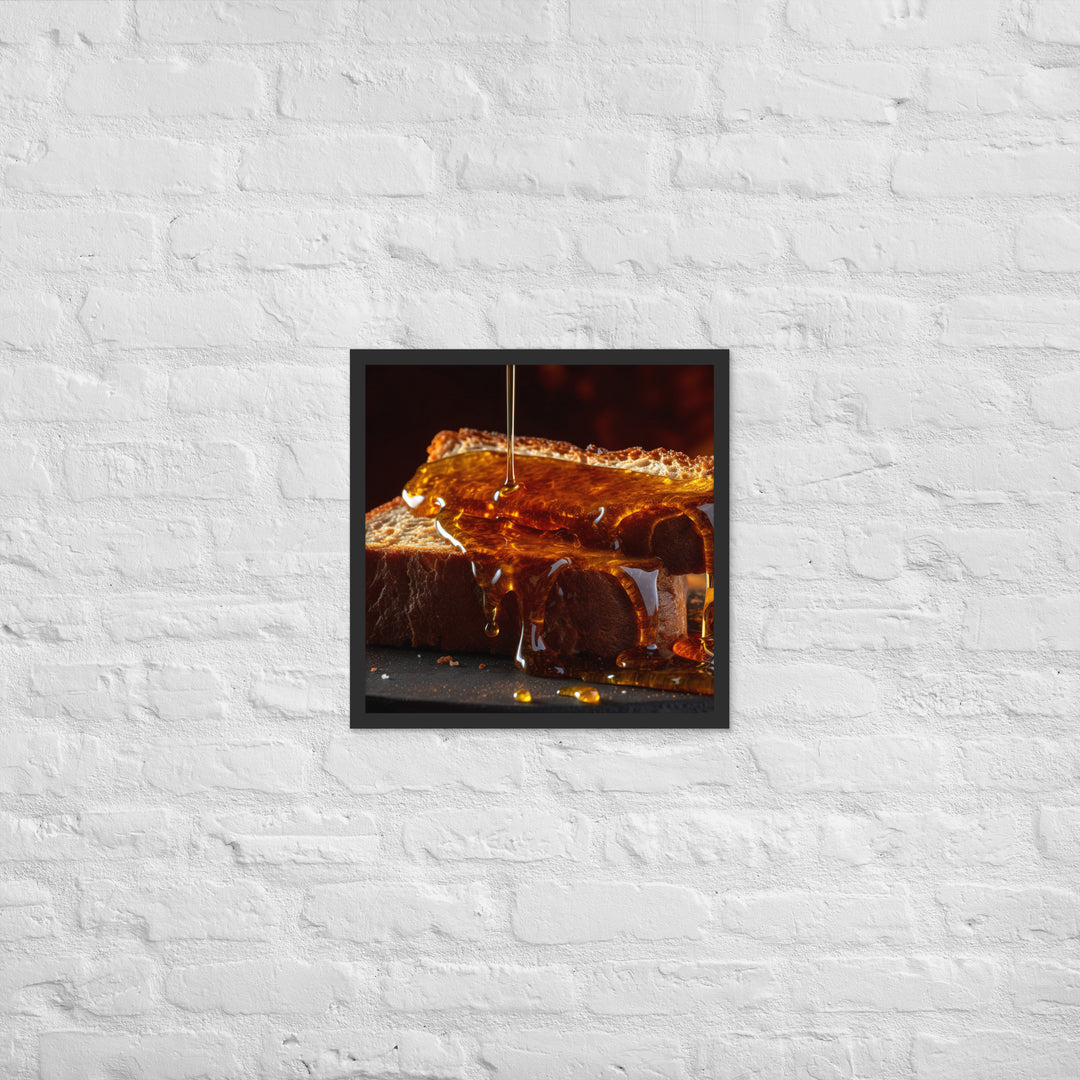 Vegemite on Toast Framed poster 🤤 from Yumify.AI