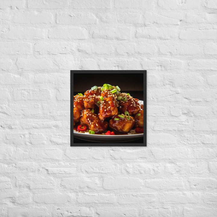 General Tso's Chicken Framed poster 🤤 from Yumify.AI