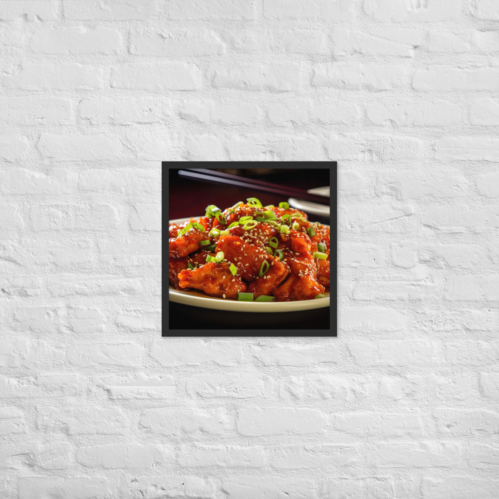 General Tso's Chicken Framed poster 🤤 from Yumify.AI