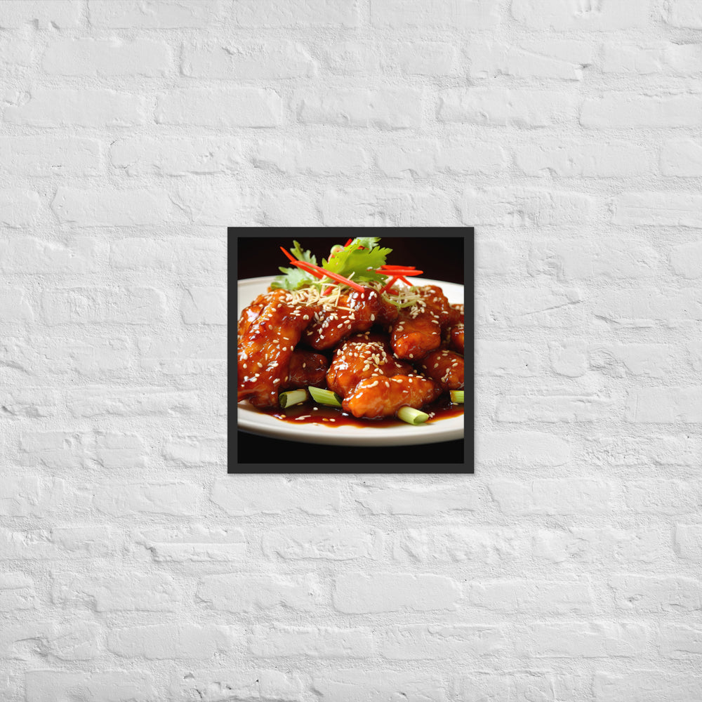 General Tso's Chicken Framed poster 🤤 from Yumify.AI