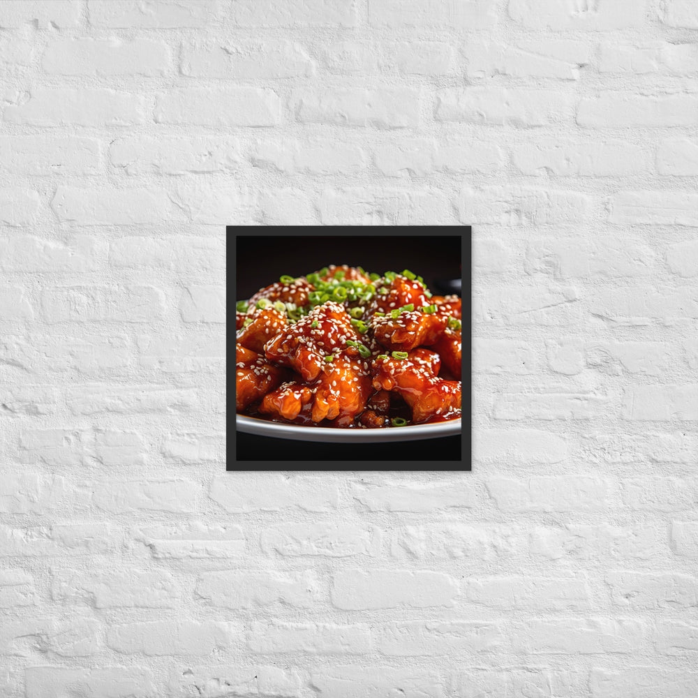 General Tso's Chicken Framed poster 🤤 from Yumify.AI