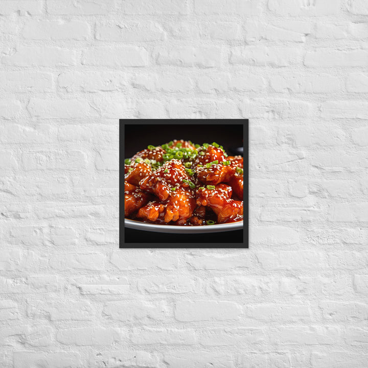 General Tso's Chicken Framed poster 🤤 from Yumify.AI