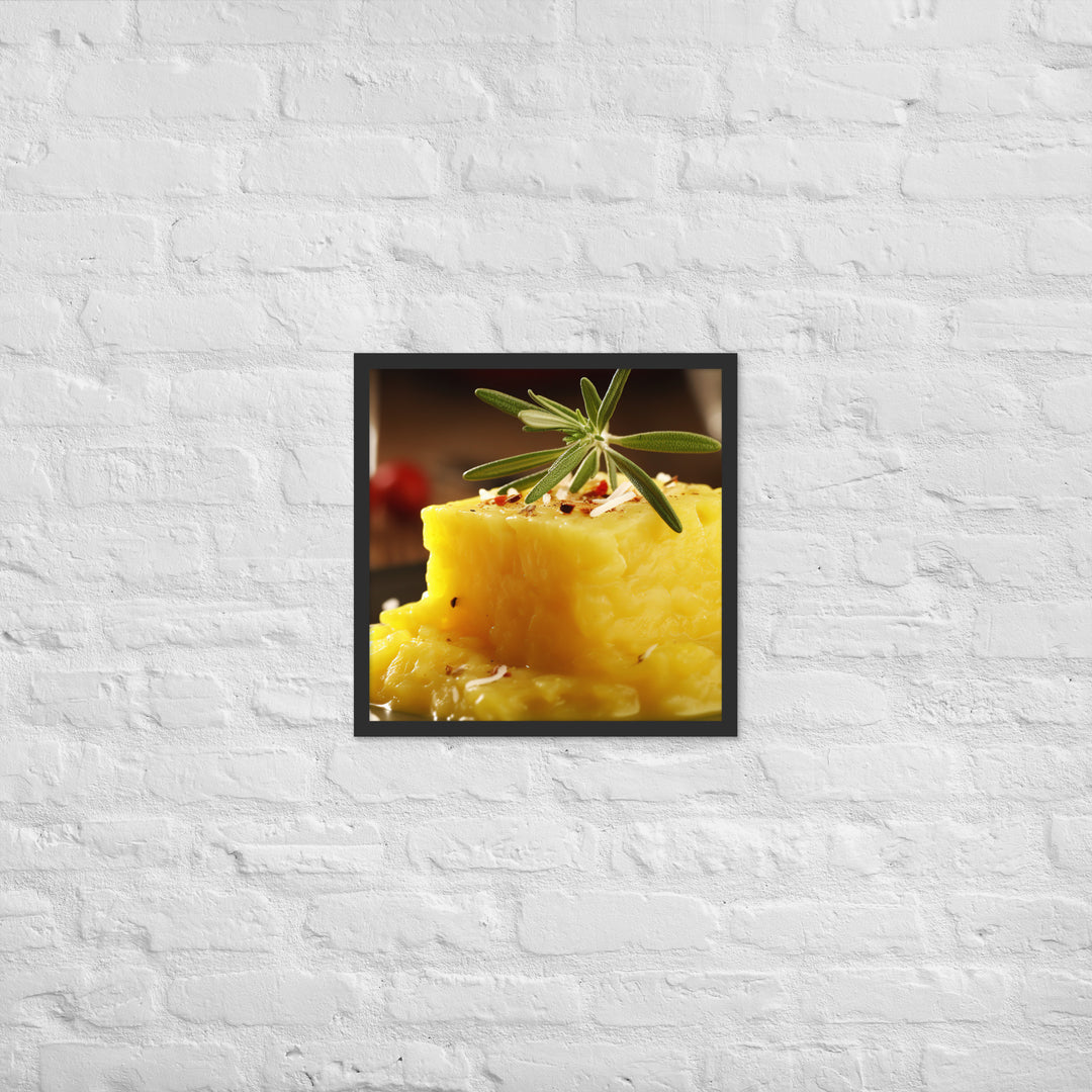 Risotto alla Milanese Framed poster 🤤 from Yumify.AI