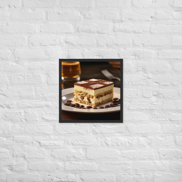 Tiramisu Framed poster 🤤 from Yumify.AI