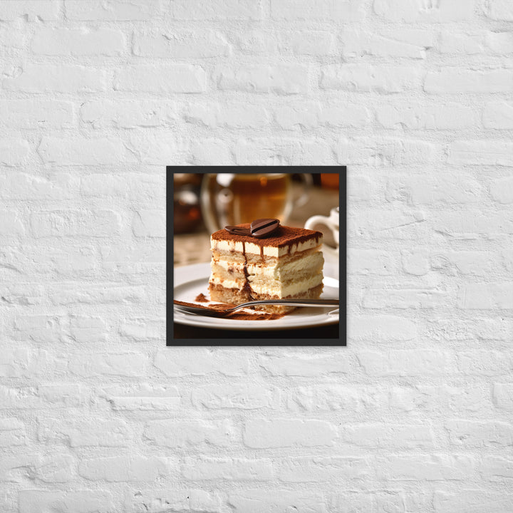 Tiramisu Framed poster 🤤 from Yumify.AI