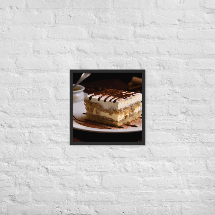 Tiramisu Framed poster 🤤 from Yumify.AI