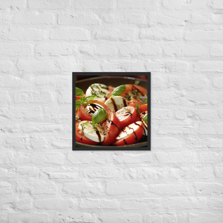 Caprese Salad Framed poster 🤤 from Yumify.AI