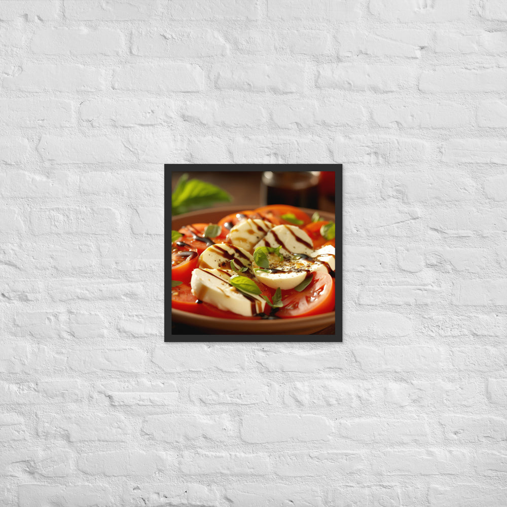 Caprese Salad Framed poster 🤤 from Yumify.AI