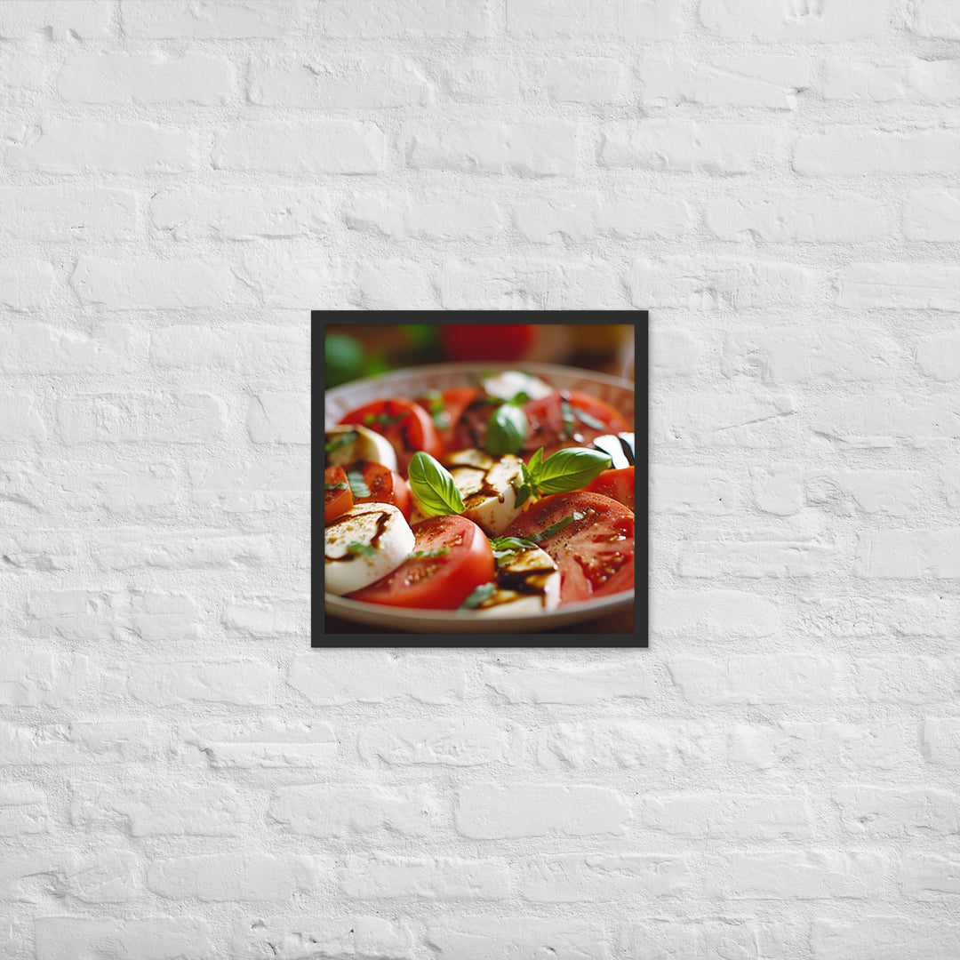 Caprese Salad Framed poster 🤤 from Yumify.AI