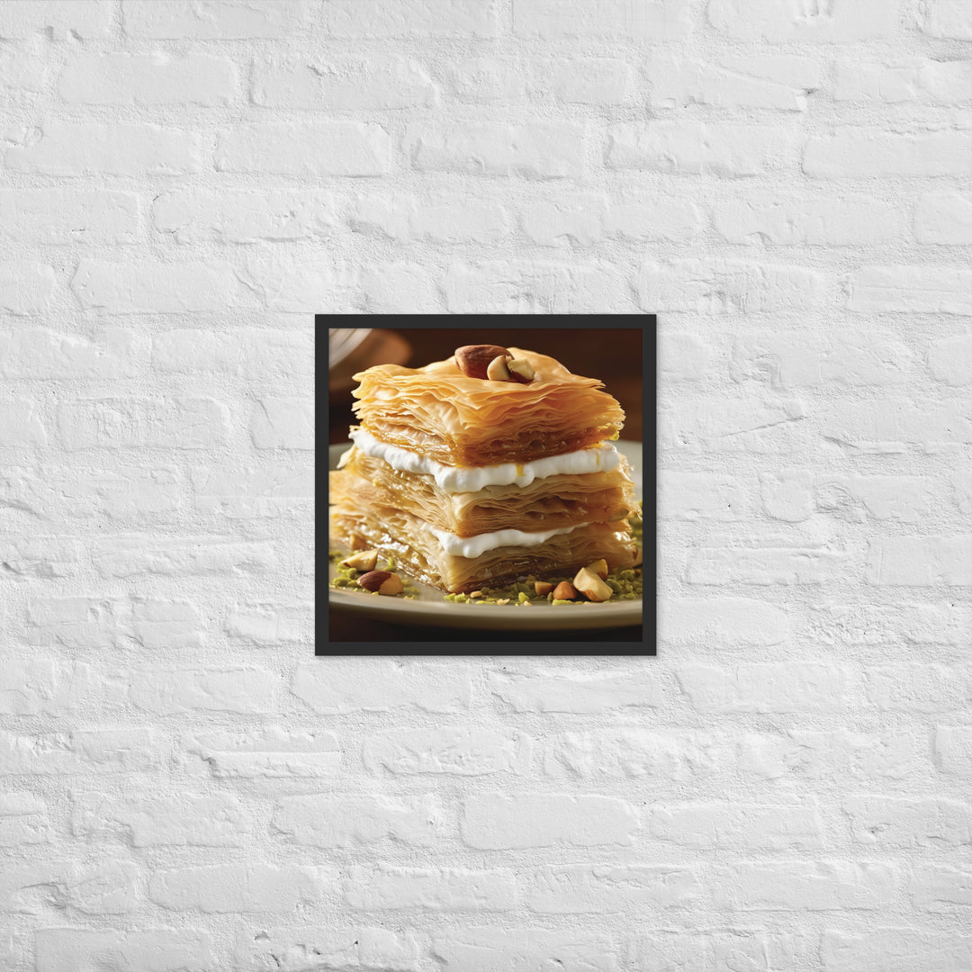 Baklava Framed poster 🤤 from Yumify.AI