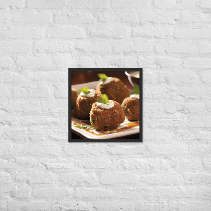 Kibbeh Framed poster 🤤 from Yumify.AI