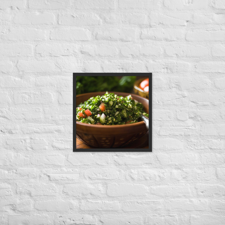 Tabbouleh Framed poster 🤤 from Yumify.AI