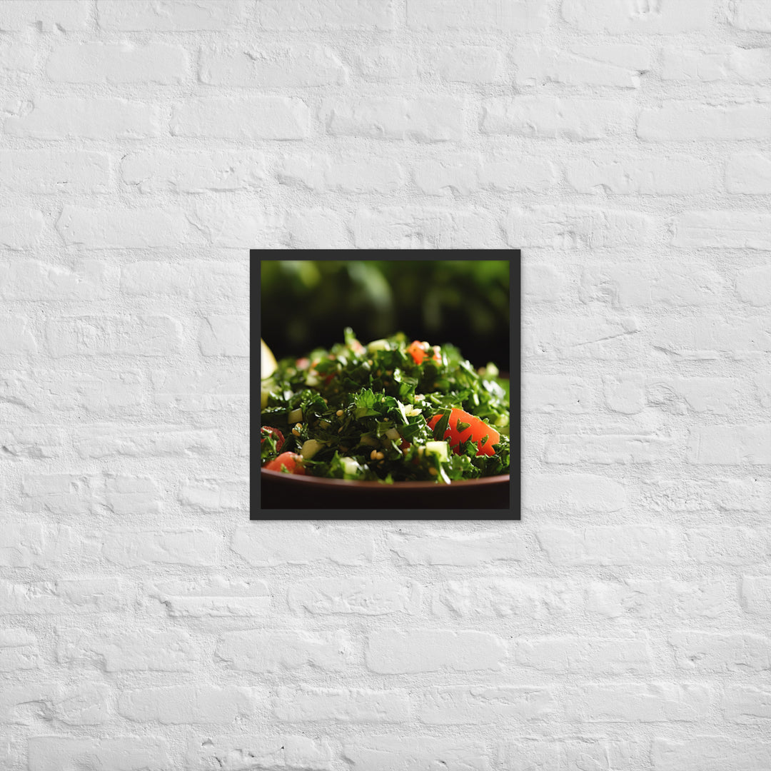 Tabbouleh Framed poster 🤤 from Yumify.AI