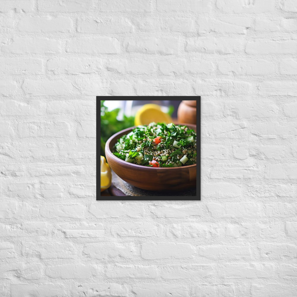 Tabbouleh Framed poster 🤤 from Yumify.AI