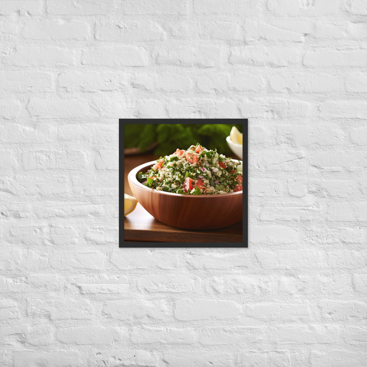 Tabbouleh Framed poster 🤤 from Yumify.AI