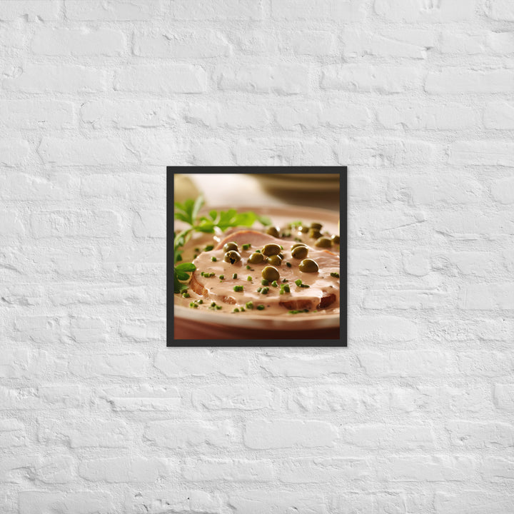 Vitello Tonnato Framed poster 🤤 from Yumify.AI