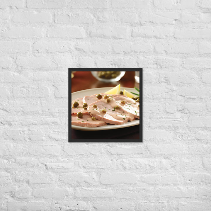 Vitello Tonnato Framed poster 🤤 from Yumify.AI