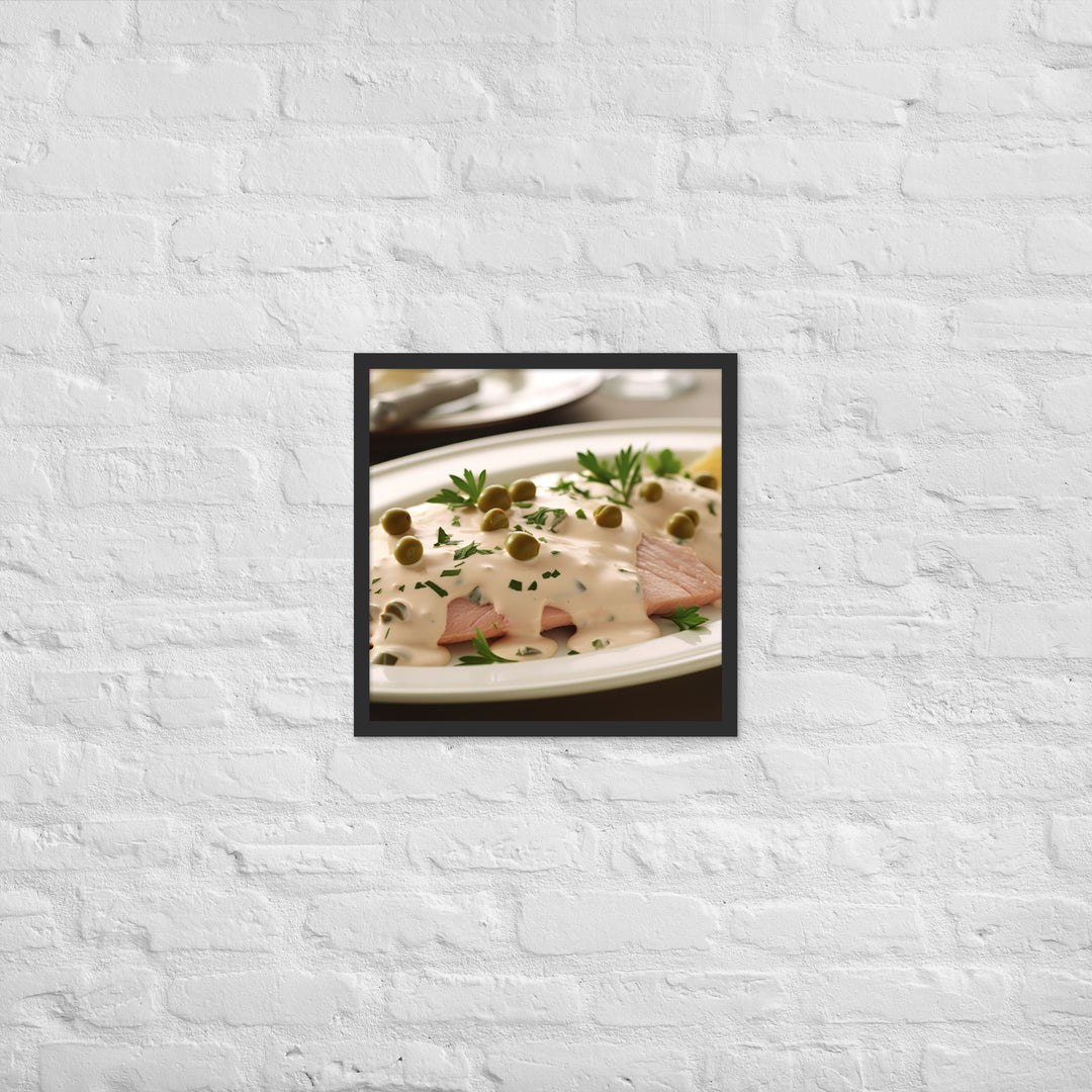 Vitello Tonnato Framed poster 🤤 from Yumify.AI