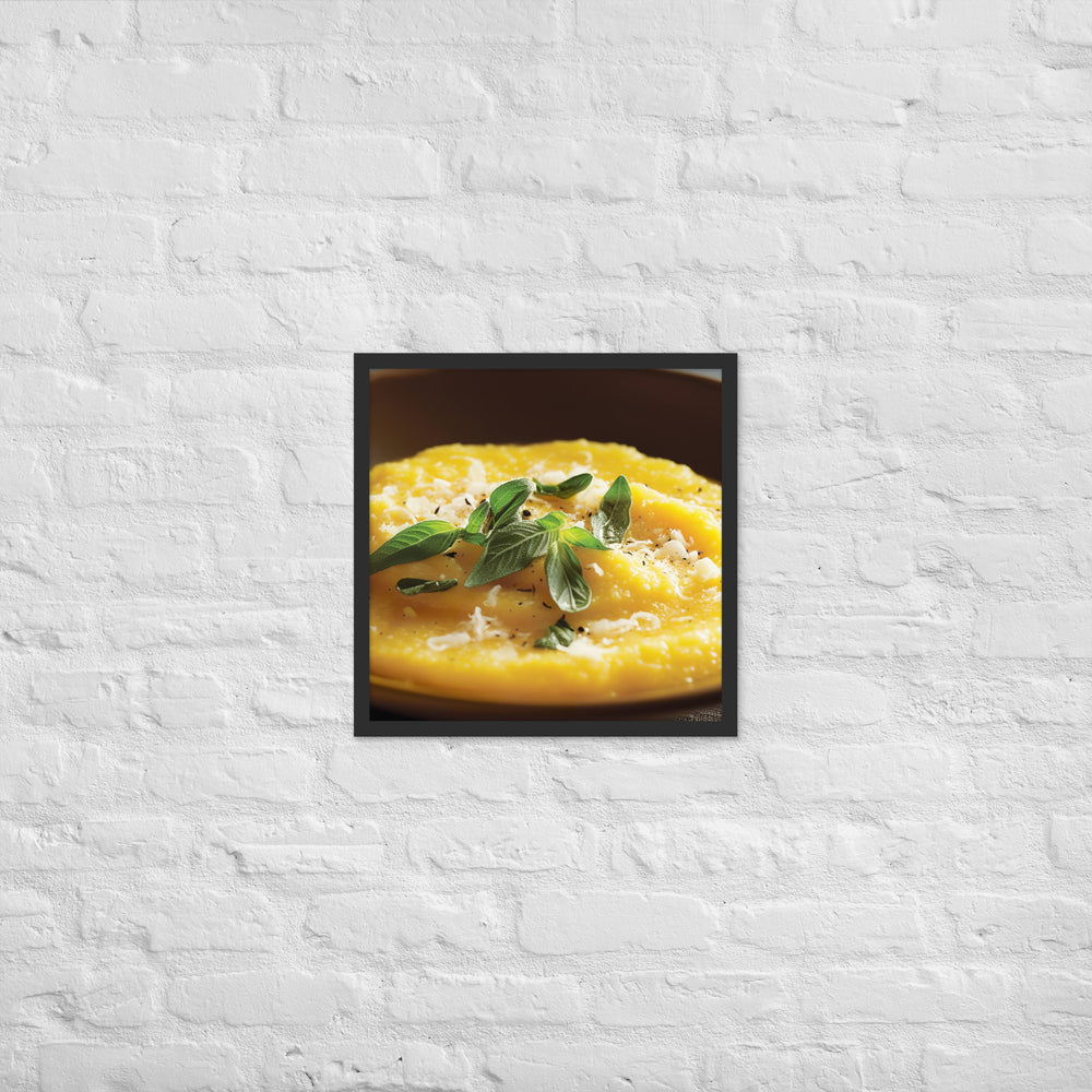Polenta Framed poster 🤤 from Yumify.AI