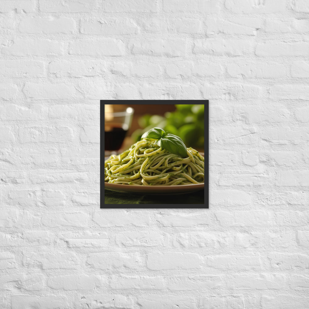 Pesto Genovese Framed poster 🤤 from Yumify.AI