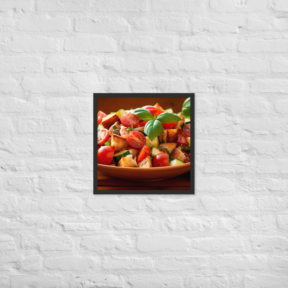 Panzanella Framed poster 🤤 from Yumify.AI