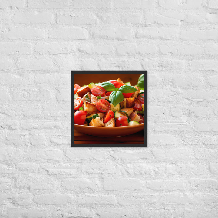 Panzanella Framed poster 🤤 from Yumify.AI