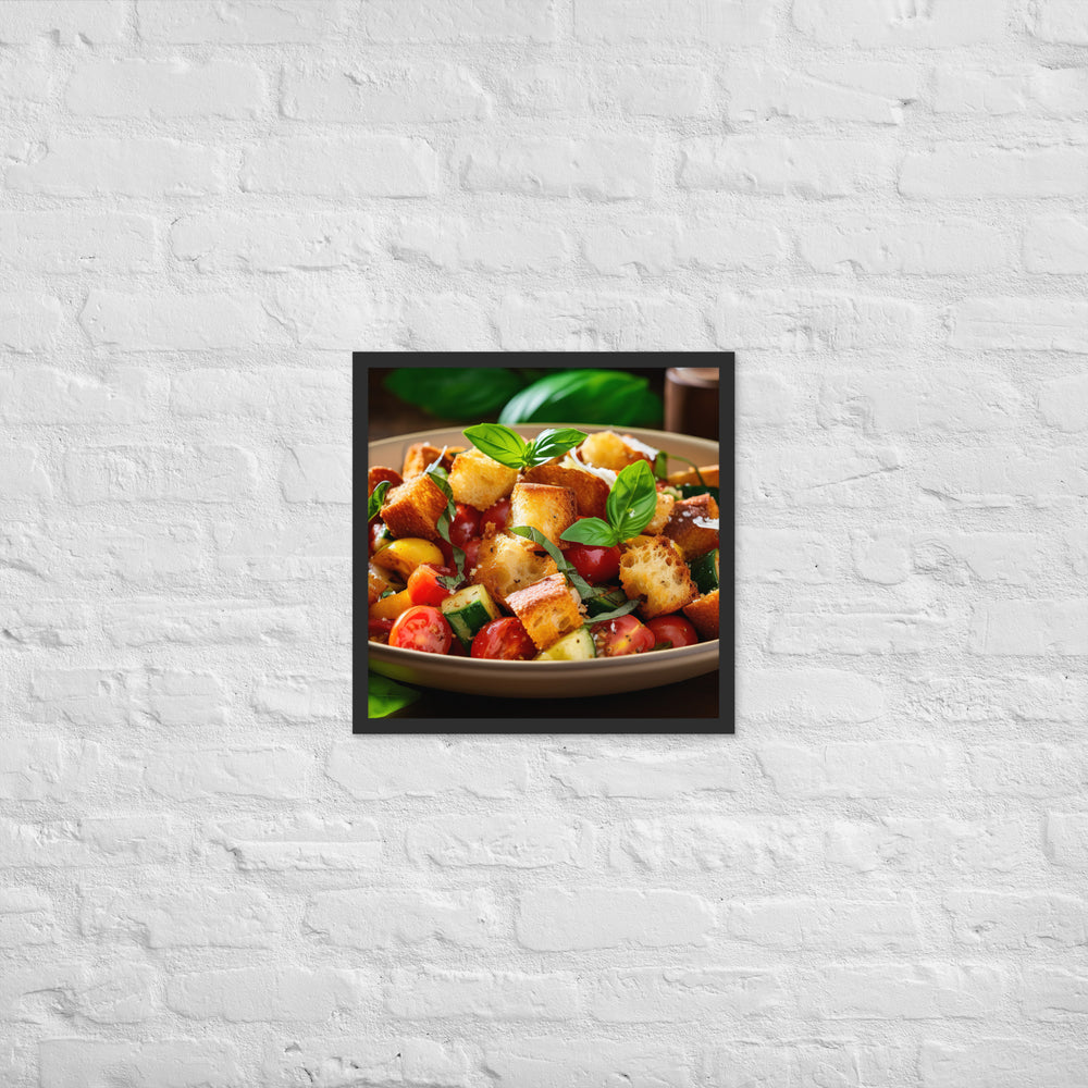 Panzanella Framed poster 🤤 from Yumify.AI