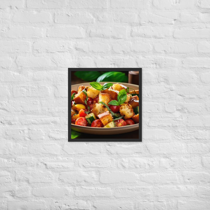 Panzanella Framed poster 🤤 from Yumify.AI