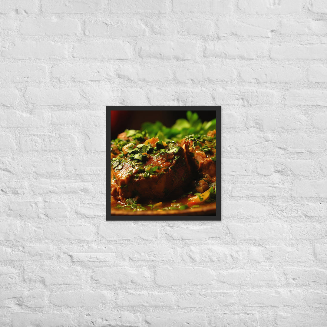 Osso Buco Framed poster 🤤 from Yumify.AI