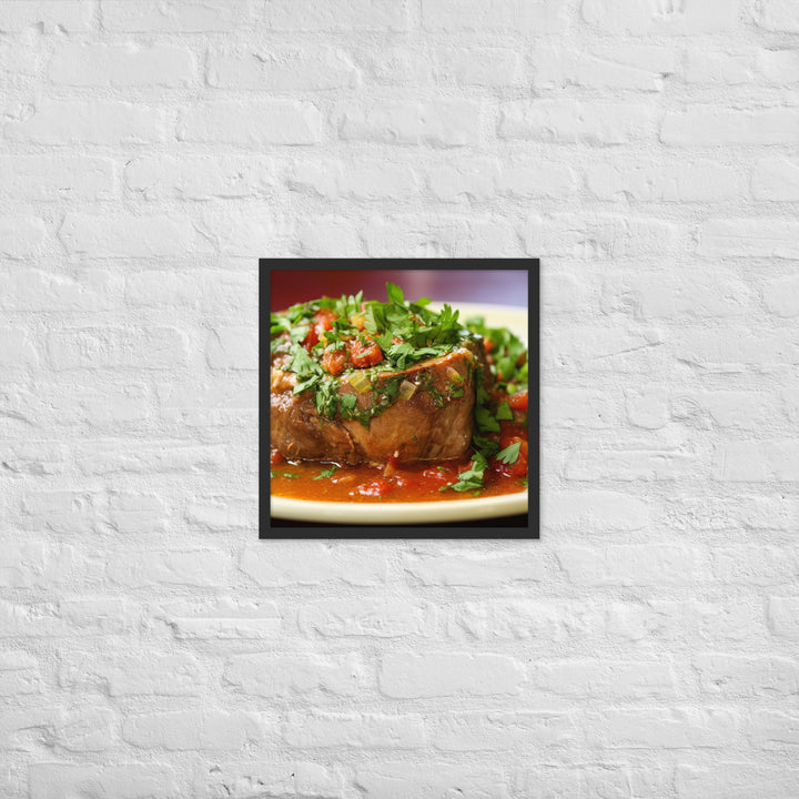 Osso Buco Framed poster 🤤 from Yumify.AI