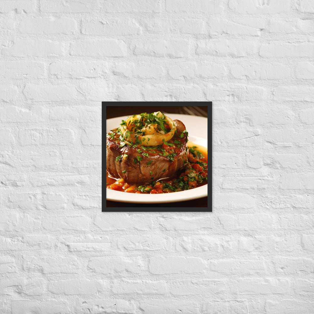 Osso Buco Framed poster 🤤 from Yumify.AI