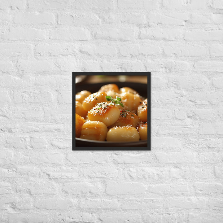 Gnocchi Framed poster 🤤 from Yumify.AI