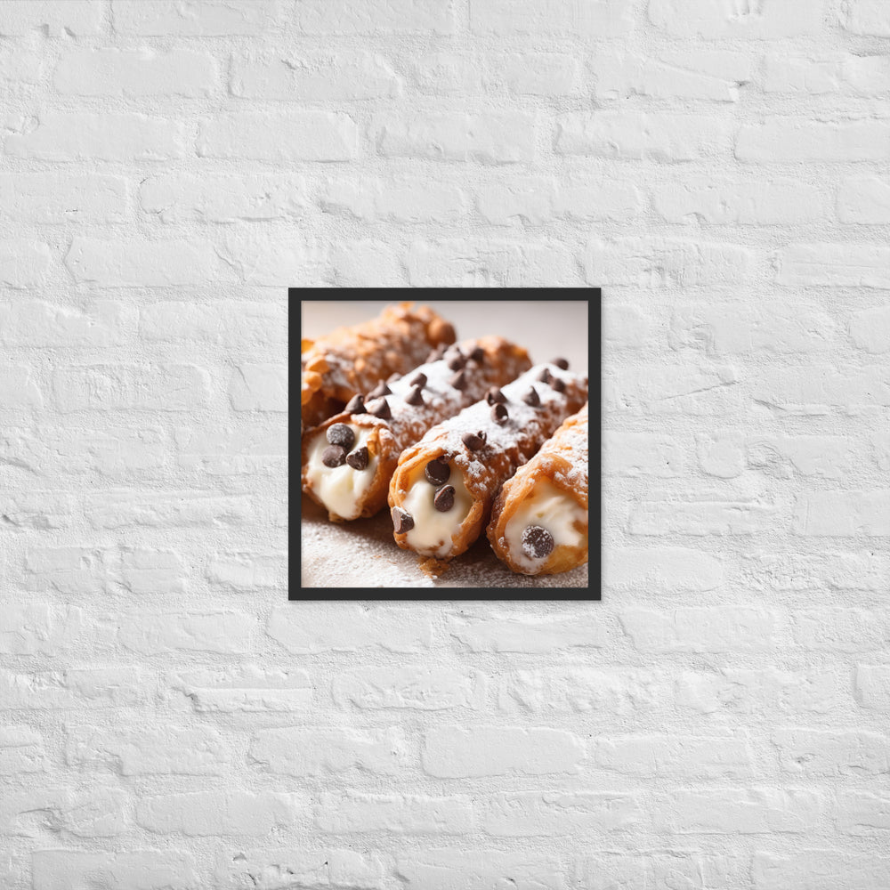 Cannoli Framed poster 🤤 from Yumify.AI