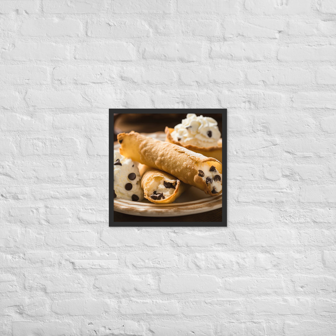 Cannoli Framed poster 🤤 from Yumify.AI