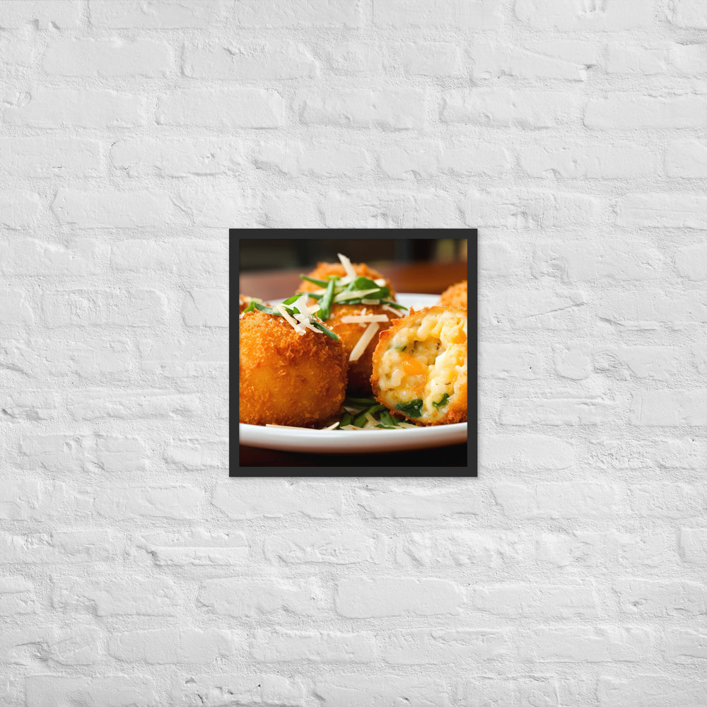 Arancini Framed poster 🤤 from Yumify.AI