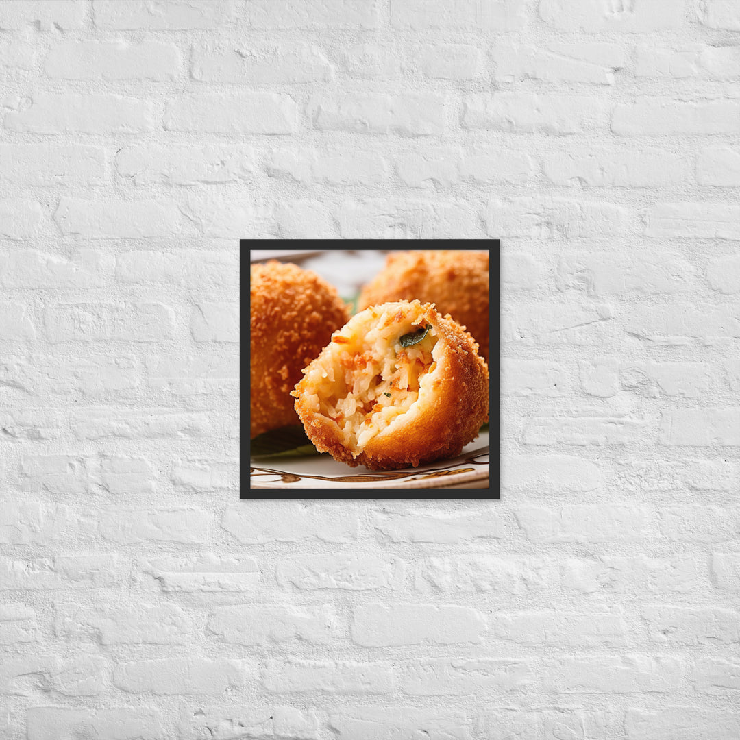 Arancini Framed poster 🤤 from Yumify.AI