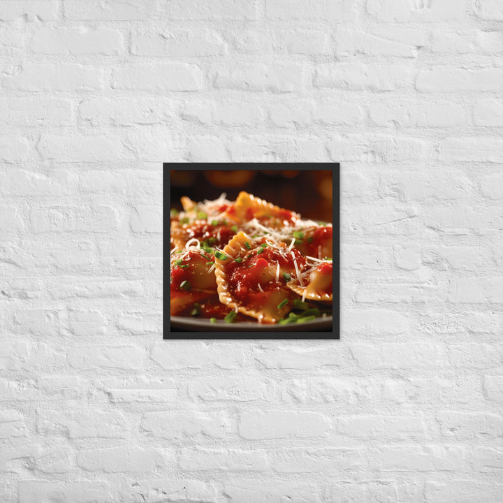 Ravioli Framed poster 🤤 from Yumify.AI