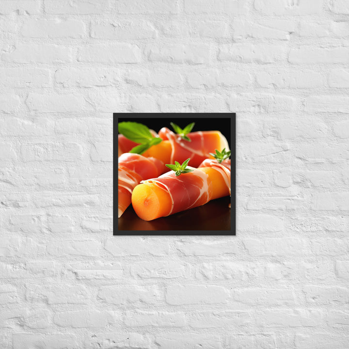 Prosciutto e Melone Framed poster 🤤 from Yumify.AI