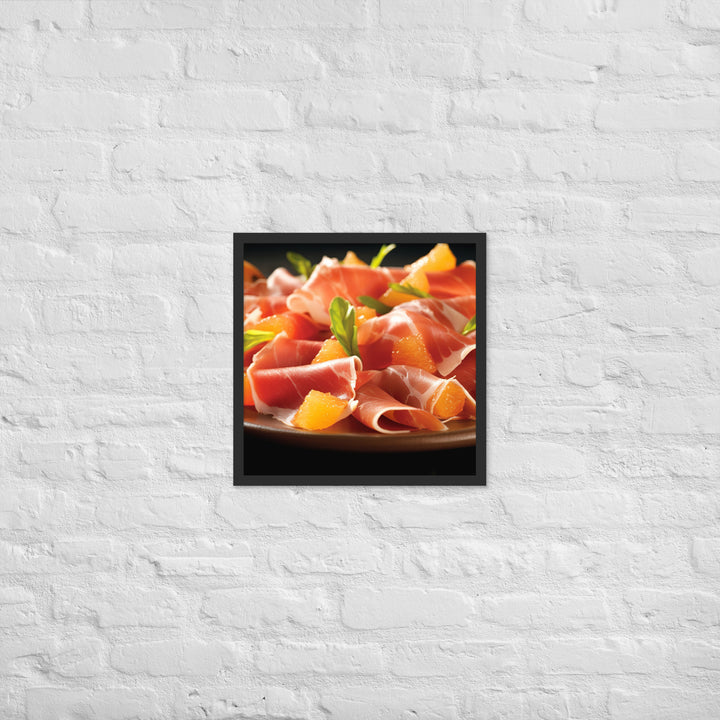 Prosciutto e Melone Framed poster 🤤 from Yumify.AI