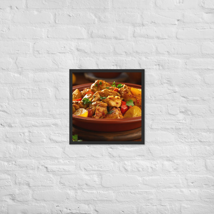 Chicken Tagine Framed poster 🤤 from Yumify.AI