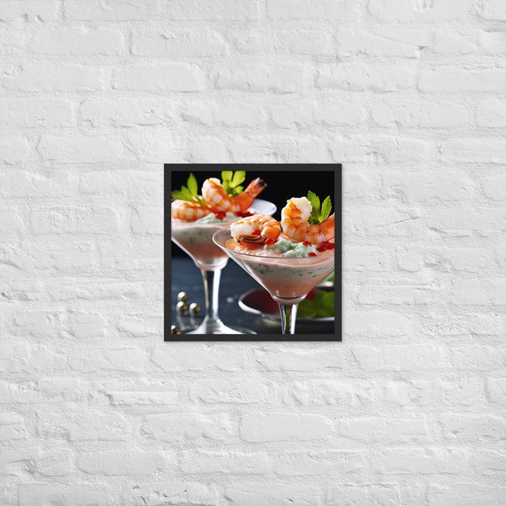 Prawn Cocktail Framed poster 🤤 from Yumify.AI