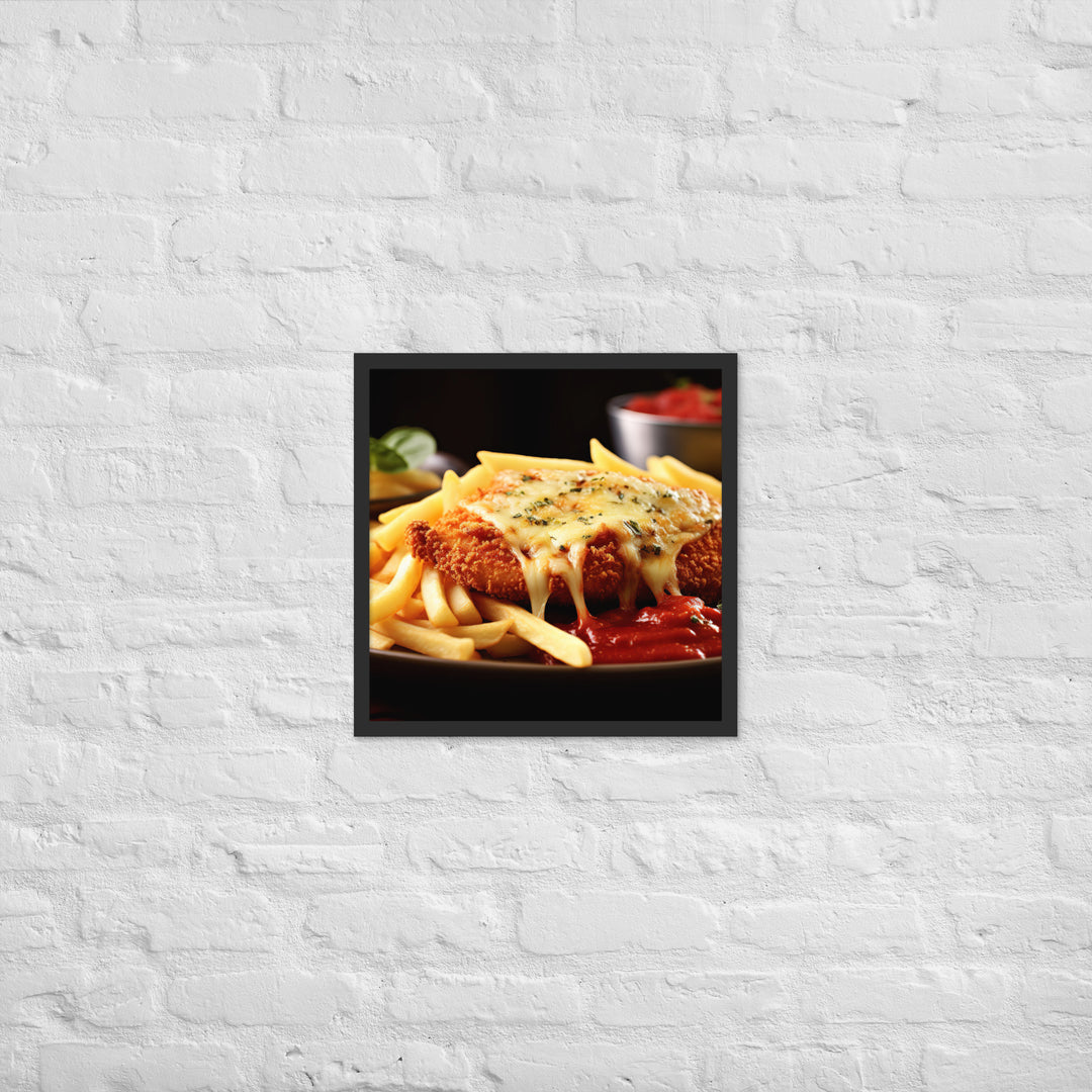 Chicken Parmigiana Framed poster 🤤 from Yumify.AI