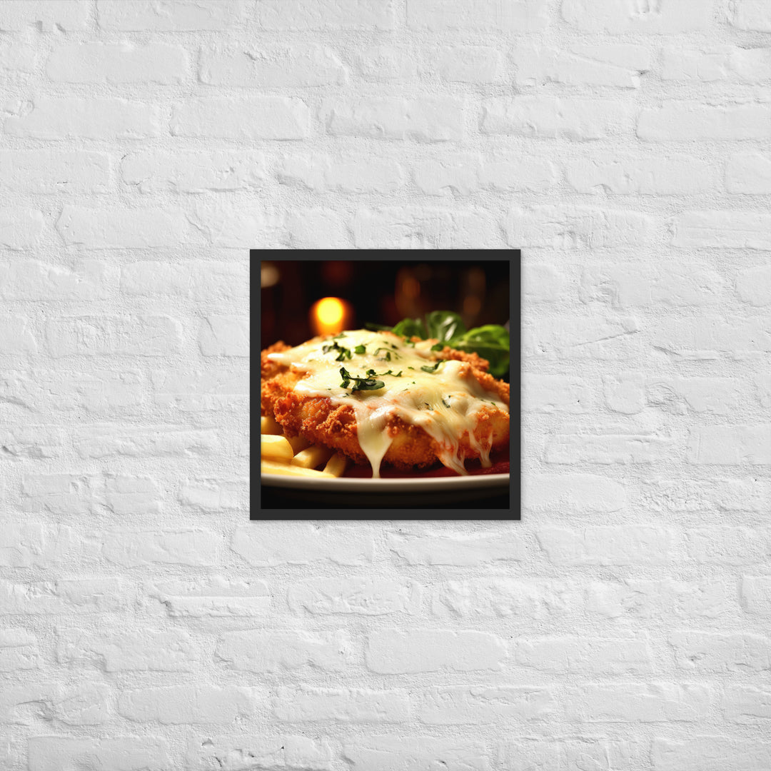 Chicken Parmigiana Framed poster 🤤 from Yumify.AI