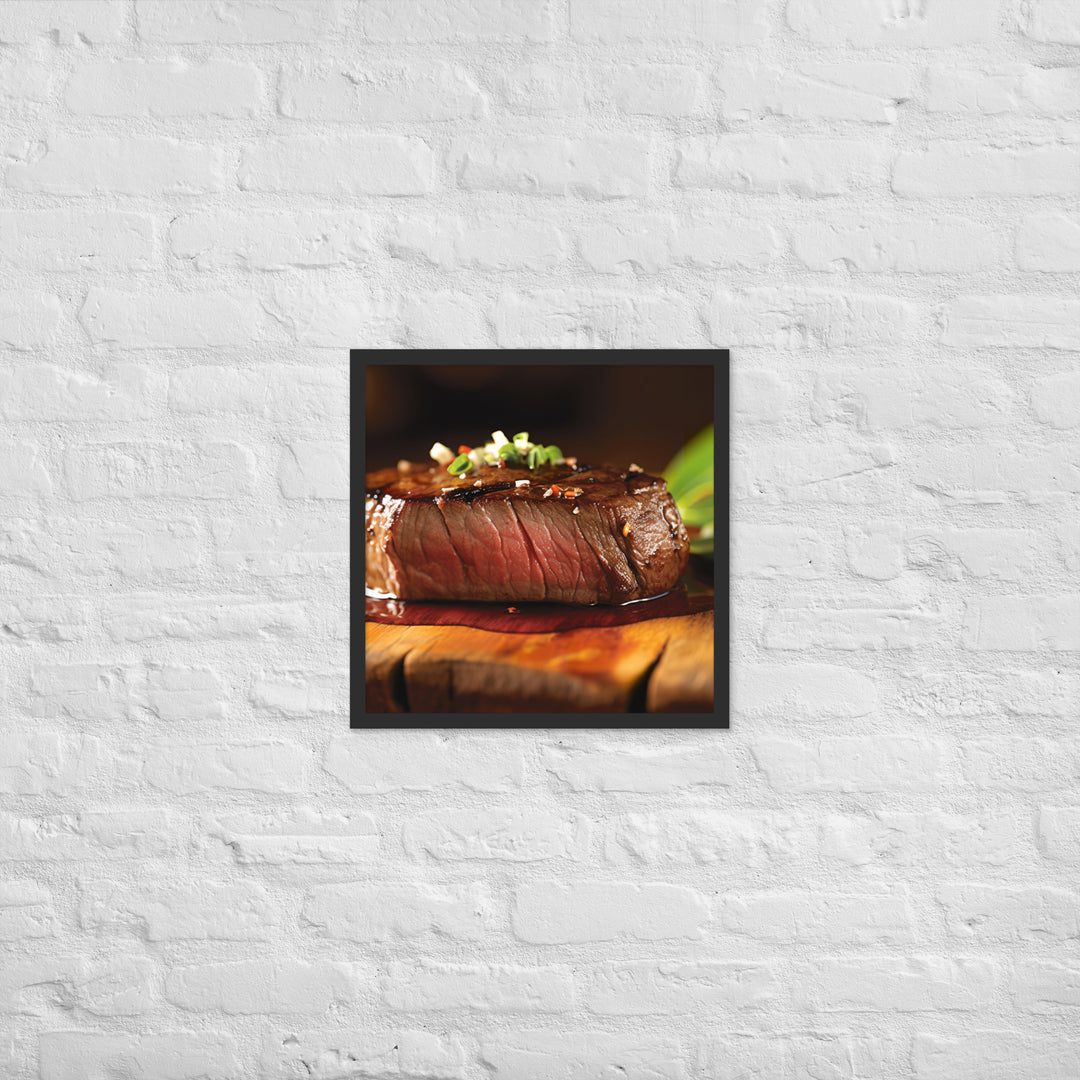 Kangaroo Fillet Framed poster 🤤 from Yumify.AI