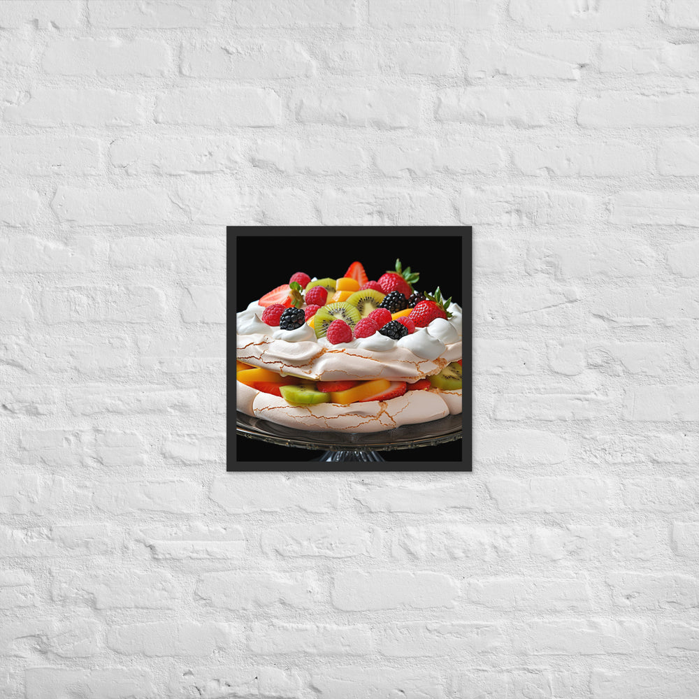 Pavlova Framed poster 🤤 from Yumify.AI