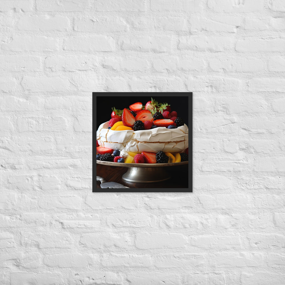 Pavlova Framed poster 🤤 from Yumify.AI