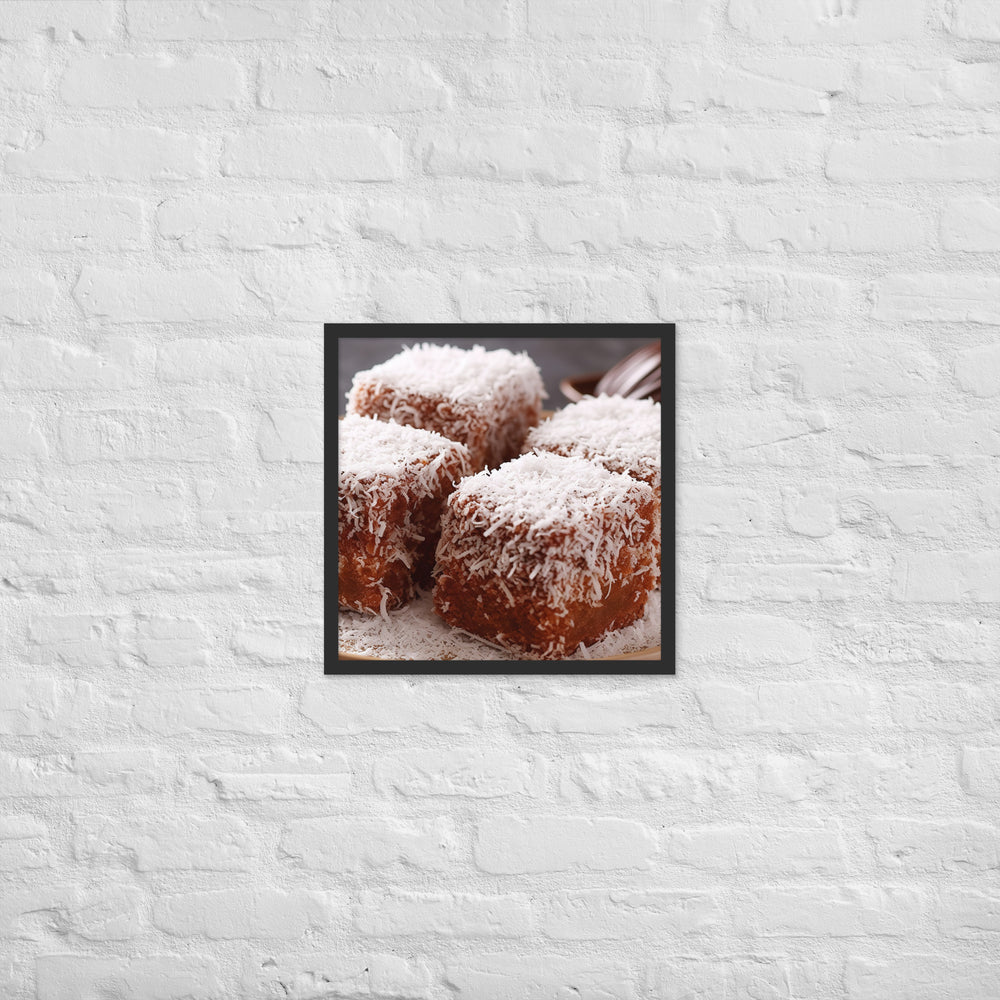 Lamingtons Framed poster 🤤 from Yumify.AI